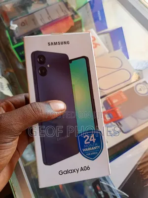 New Samsung Galaxy A06 64 GB Black
