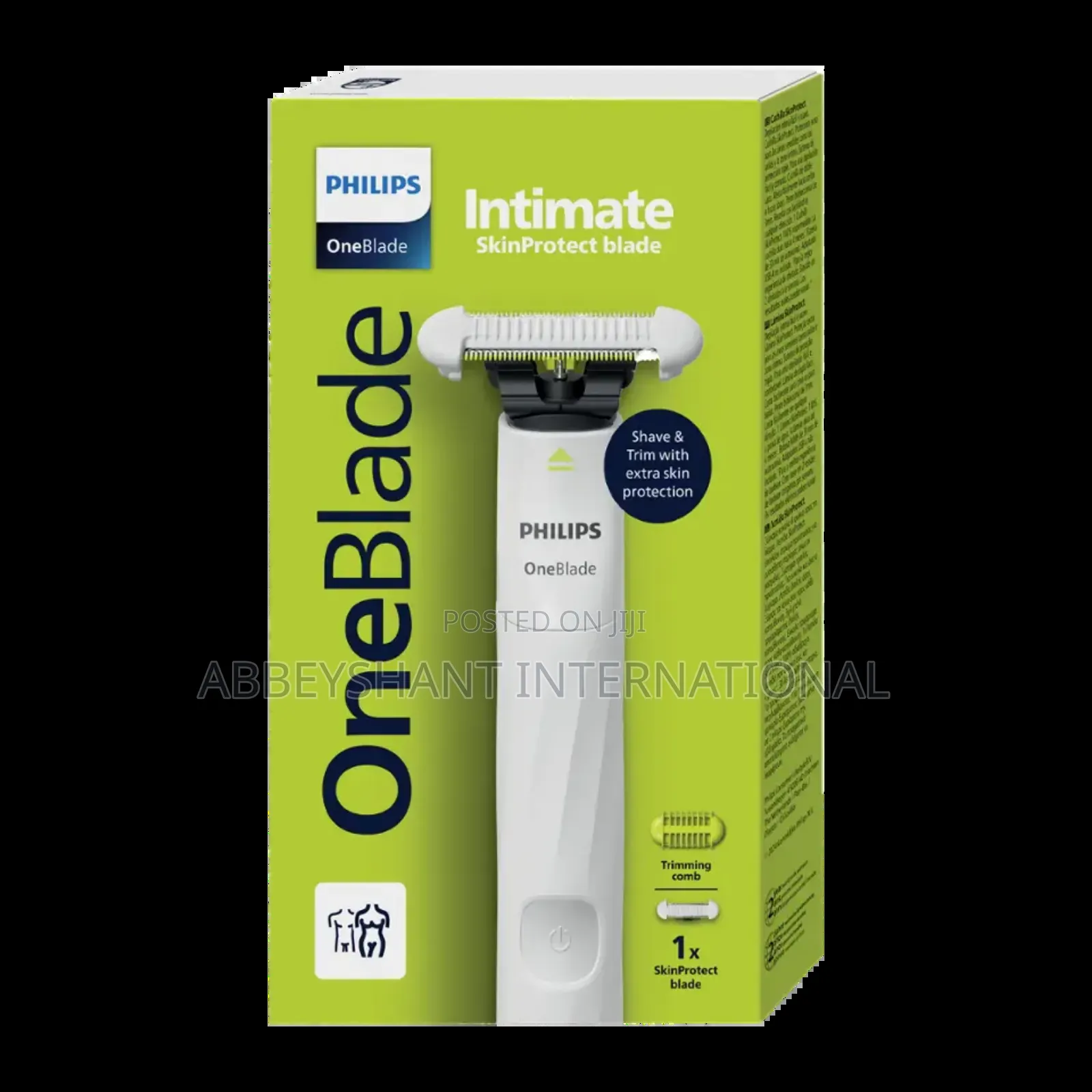Philips Norelco Oneblade Intimate Trimmer and Shaver.