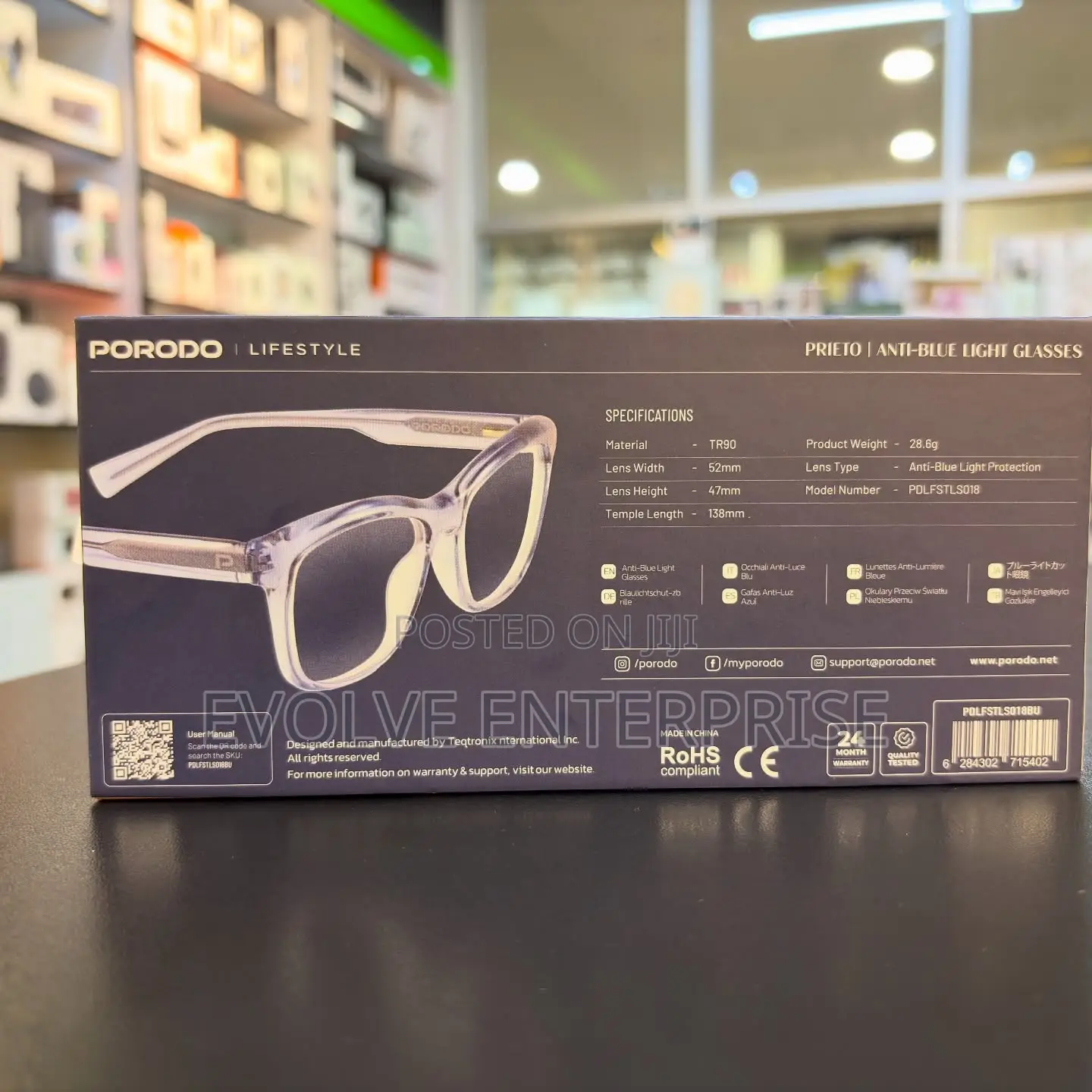 Porodo Prieto Anti-Blue Light Glasses