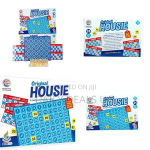 Ratna's Original Housie - Family Game With 24 Reusable Cards