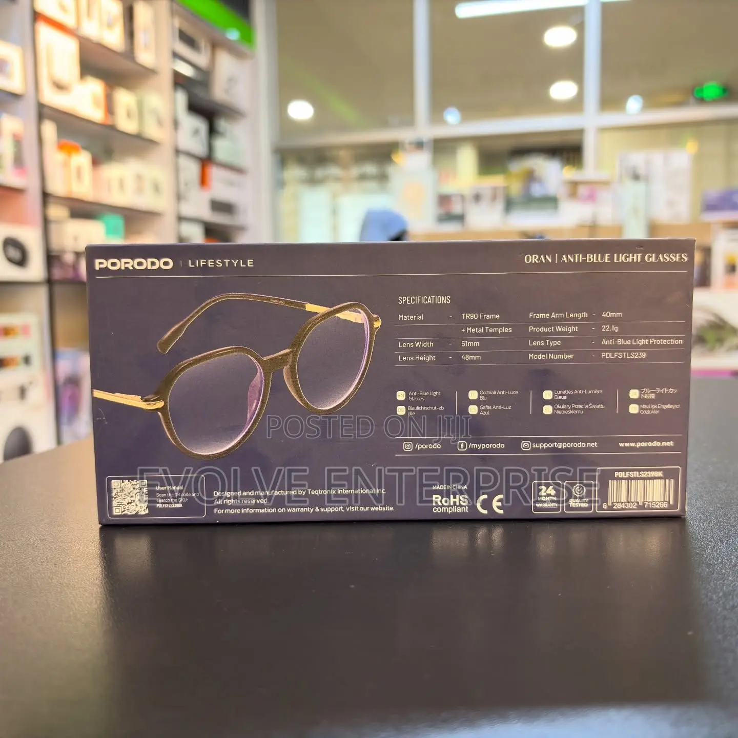 Porodo Oran Anti-Blue Light Glasses