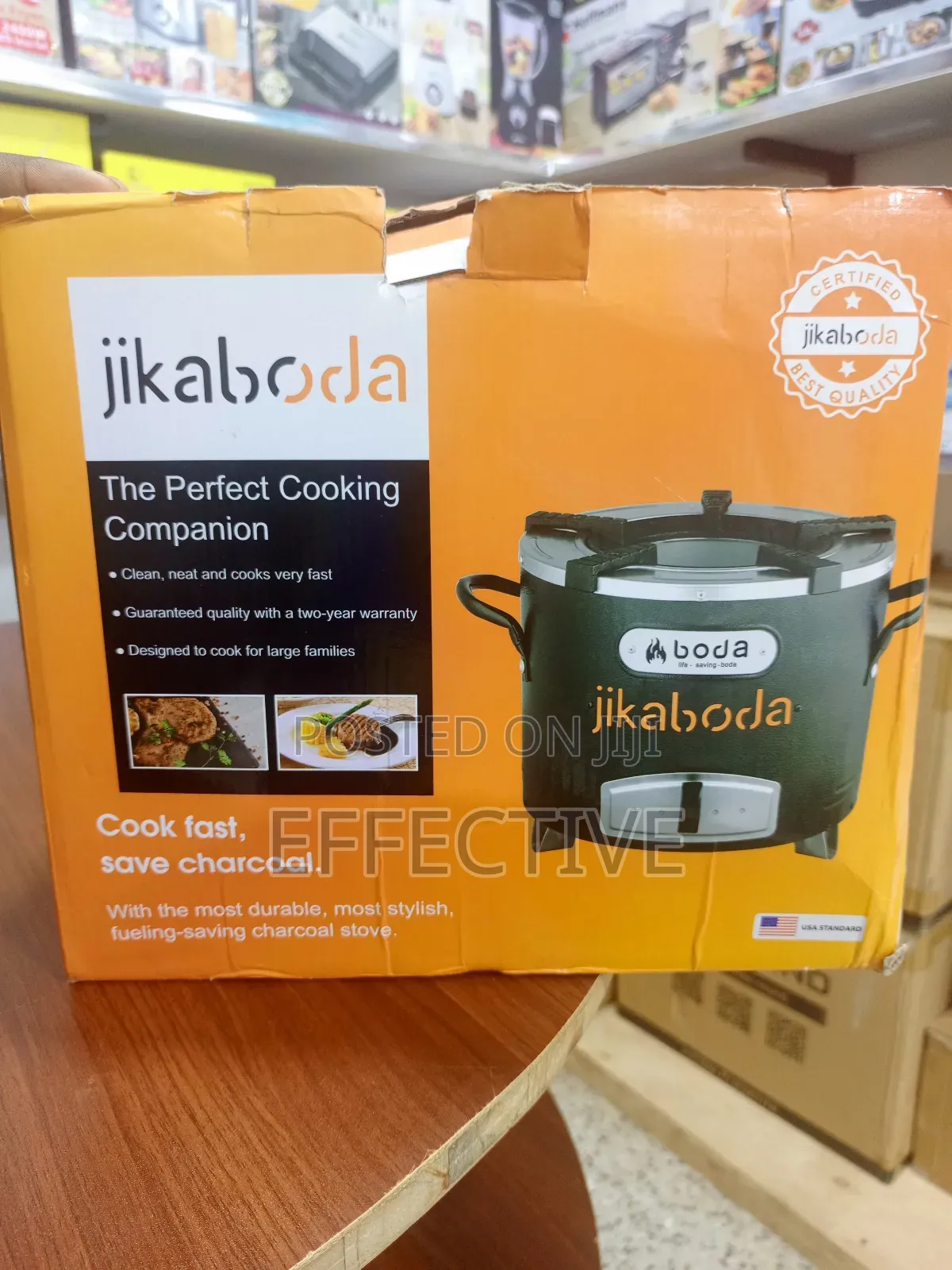 Jikaboda High-efficiency Charcoal Cooking Stove.