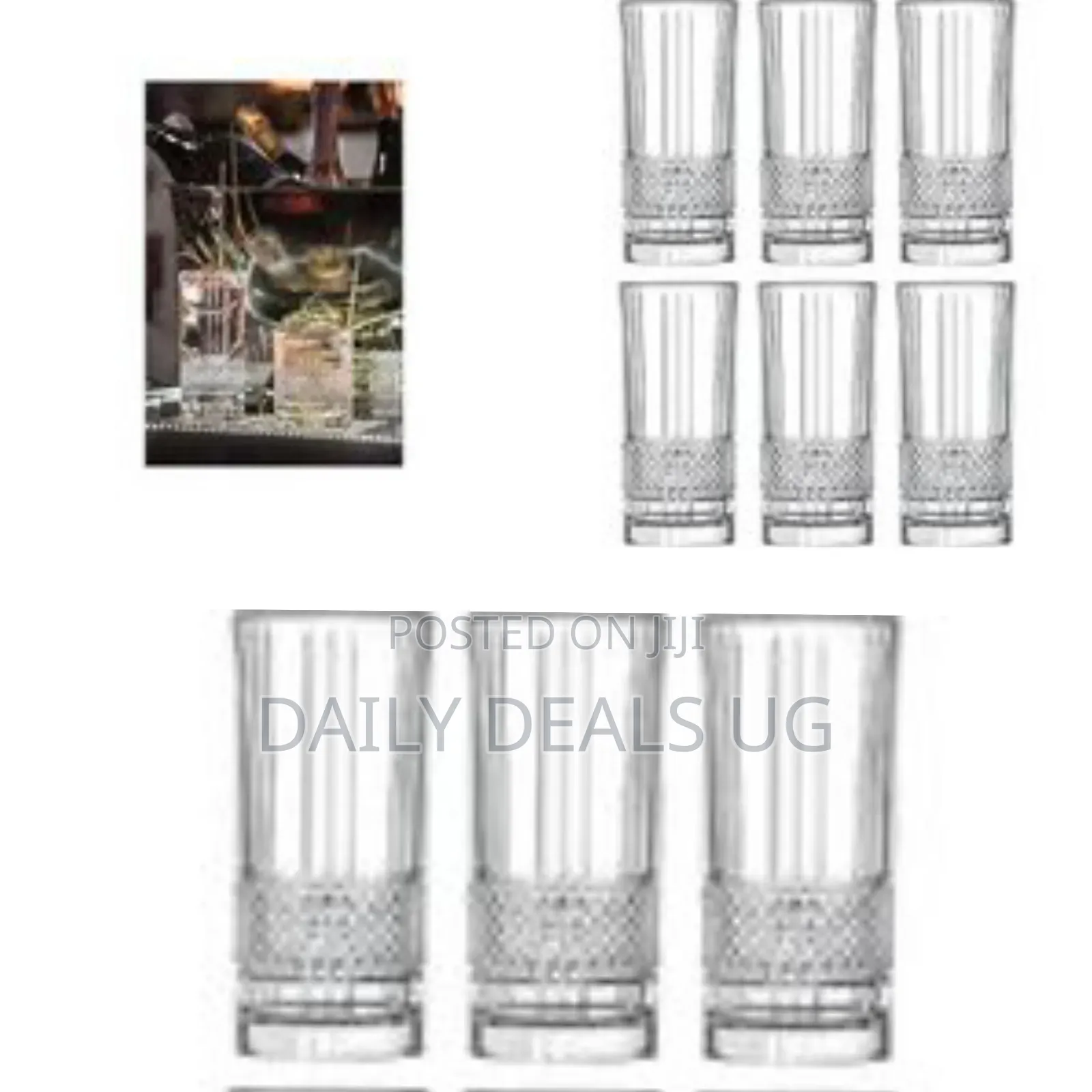 6 Pieces Set of High Quality Glassware