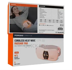 Porodo Lifestyle Cordless Heat Wave Massage Pad.