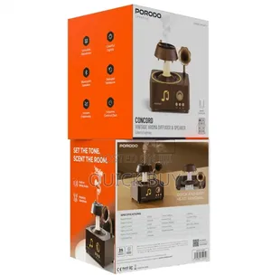 Porodo Lifestyle Concord Vintage Aroma Diffuser Speaker.