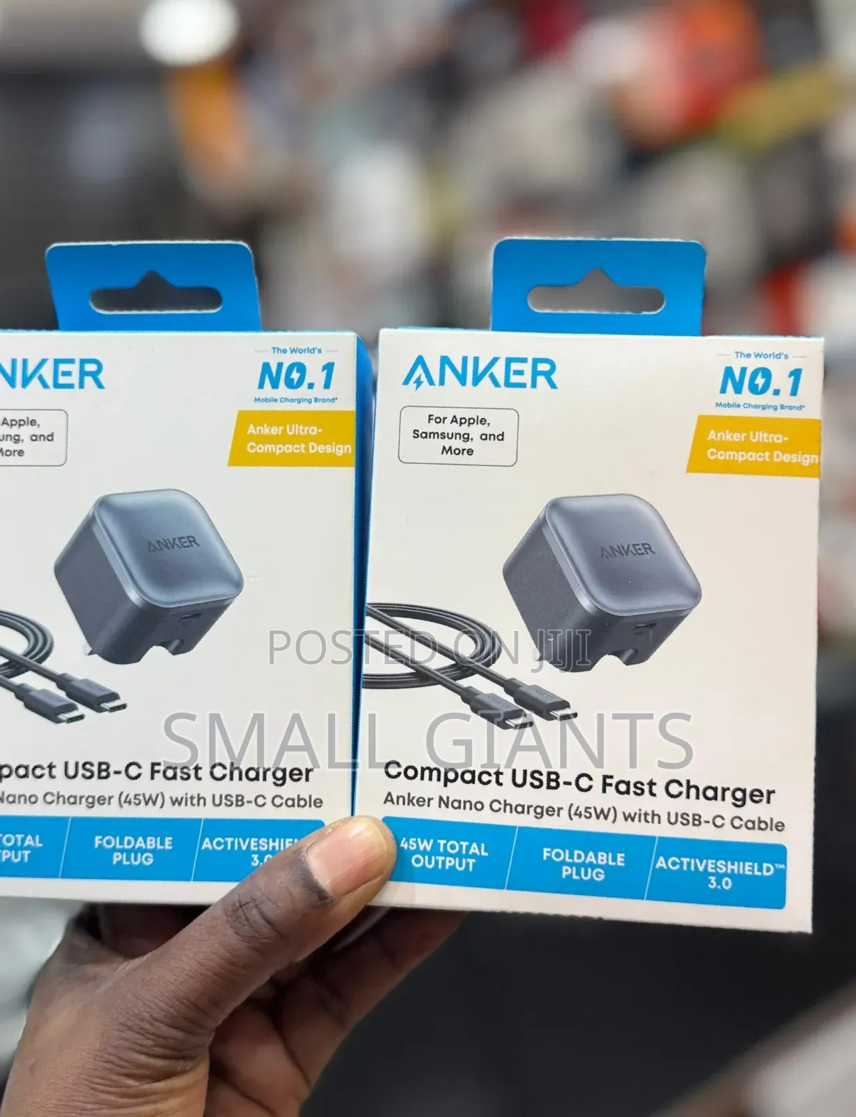 Anker Nano Charger 45w With Usb-C Cable