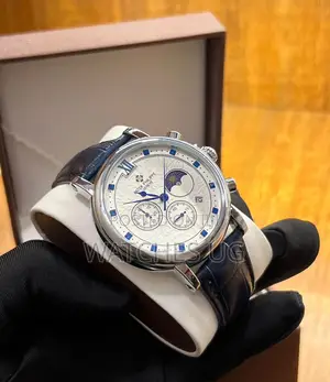 Patek Philippe Geneve Leather Watch