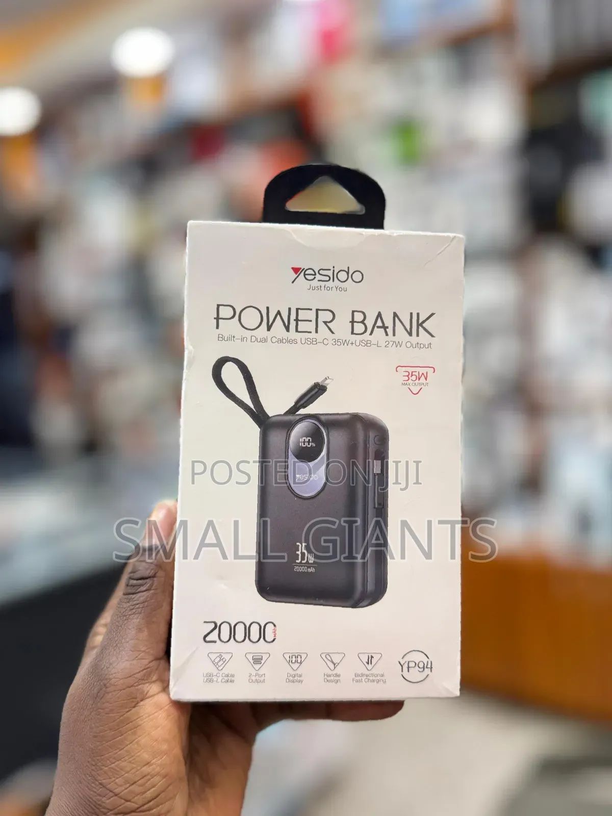 Yesido 20,000mah Yp94 35w