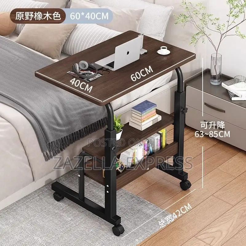 Adjustable Bedside Laptop Stand/Table -Black