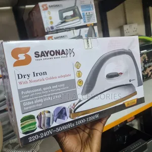 Dry Iron Sayona With Nonstick Golden Soleplate