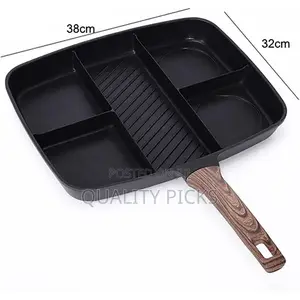 Frying Pan Non Stick 5 in 1, Multifunctional Breakfast Non-Stick
