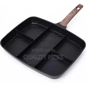 Frying Pan Non Stick 5 in 1, Multifunctional Breakfast Non-Stick