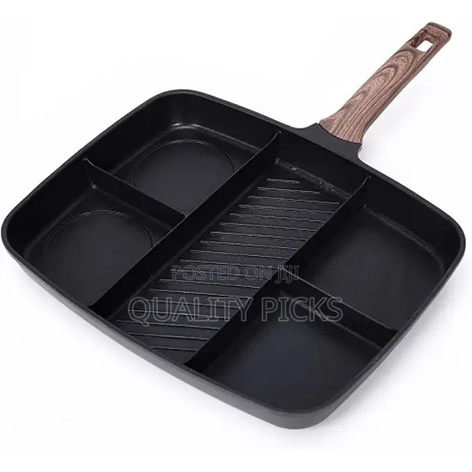 Frying Pan Non Stick 5 in 1, Multifunctional Breakfast Non-Stick