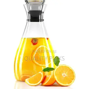 Glass Pitcher With Lid