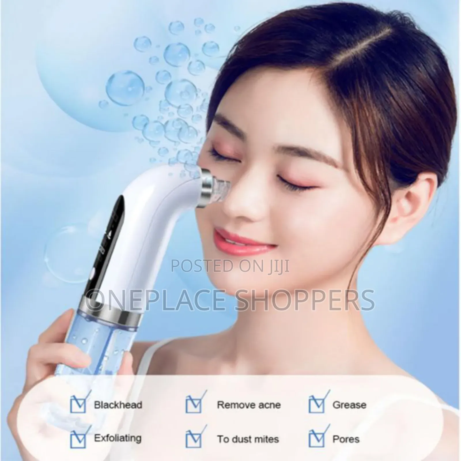 Black Pore Vacuum Cleaner Electric Micro Bubble Cleanser Usb Charging