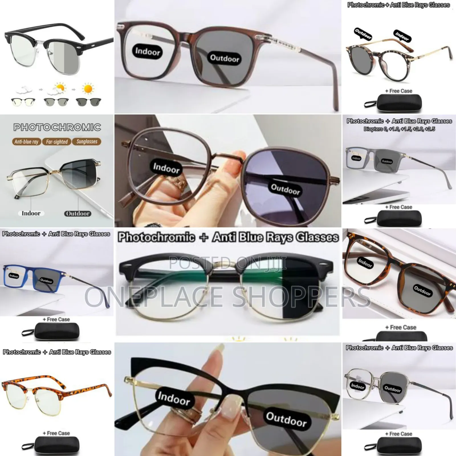Photochromic + Anti Blue Rays Radiation Glasses