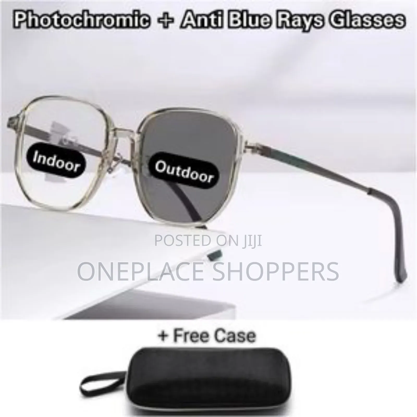 Photochromic + Anti Blue Rays Radiation Glasses