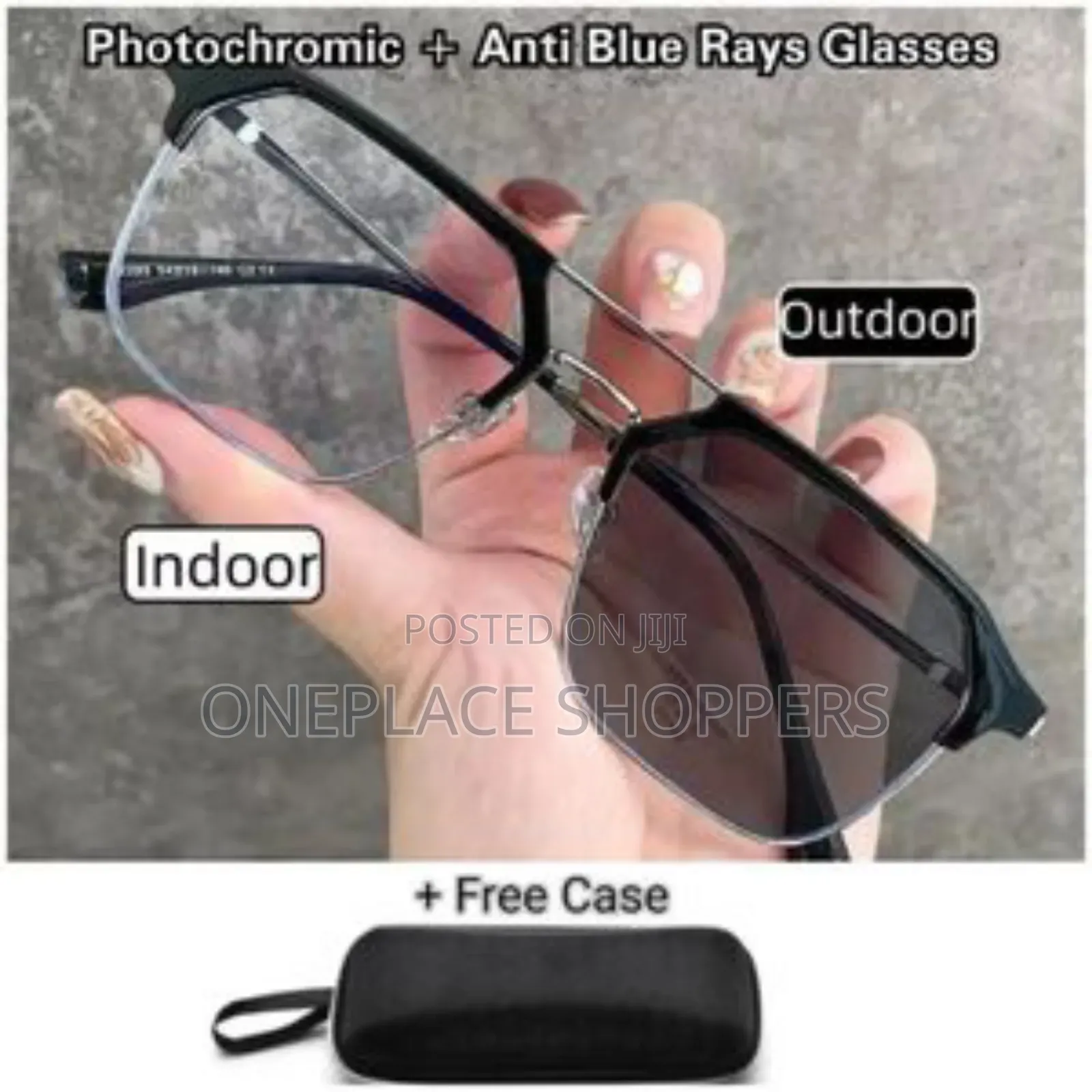 Photochromic + Anti Blue Rays Radiation Glasses
