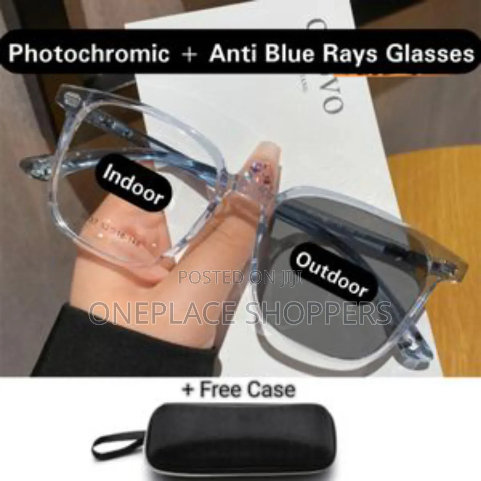 Photochromic + Myopia Anti Blue Rays Radiation Glasses