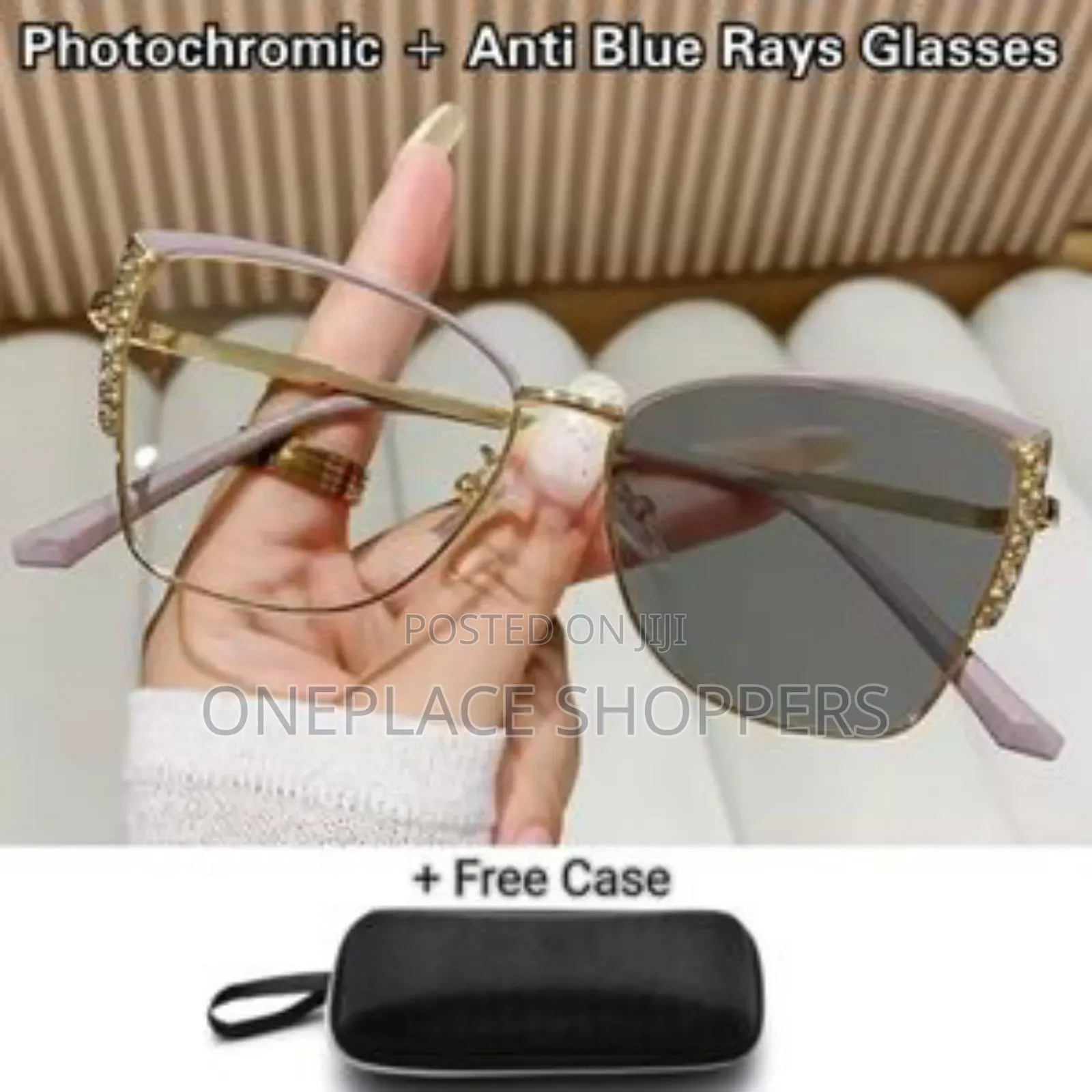 Photochromic + Myopia Anti Blue Rays Radiation Glasses