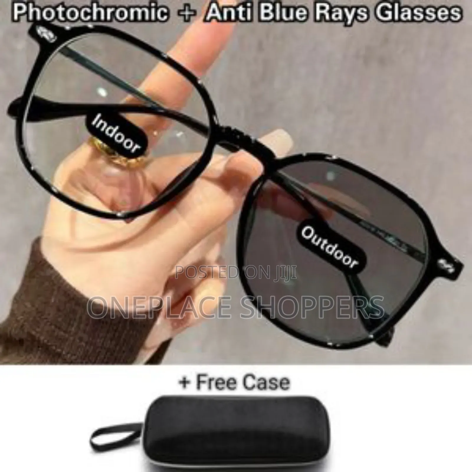Photochromic + Myopia Anti Blue Rays Radiation Glasses