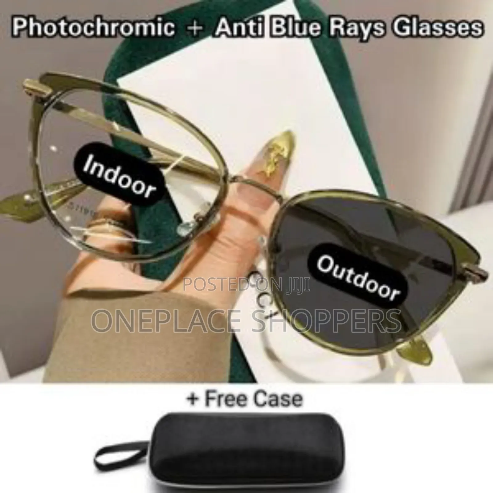 Photochromic + Myopia Anti Blue Rays Radiation Glasses
