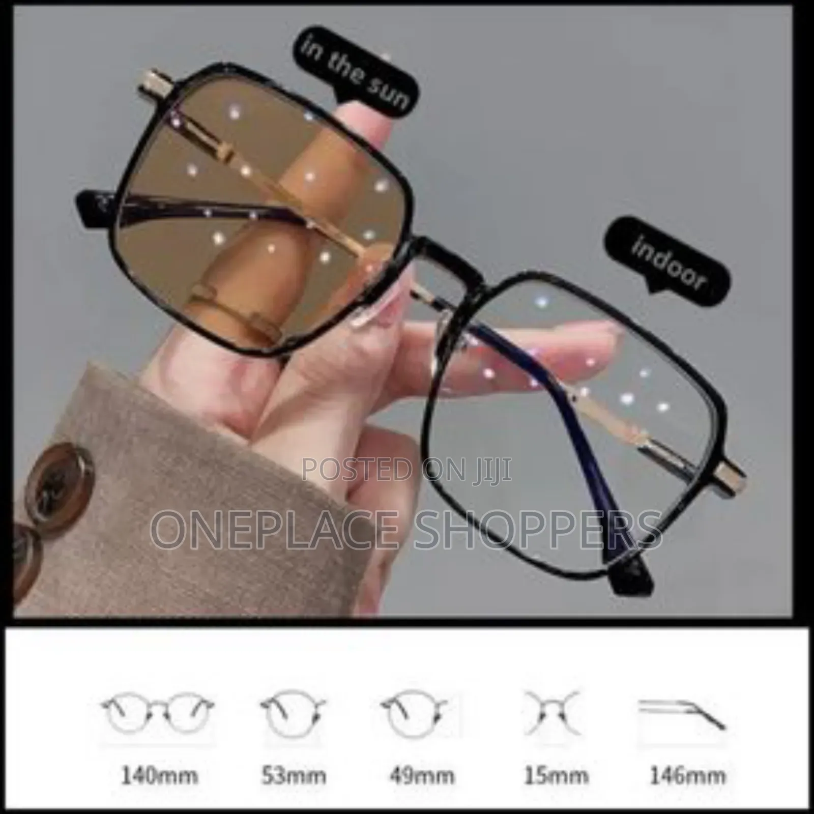 Photochromic + Myopia Anti Blue Rays Radiation Glasses