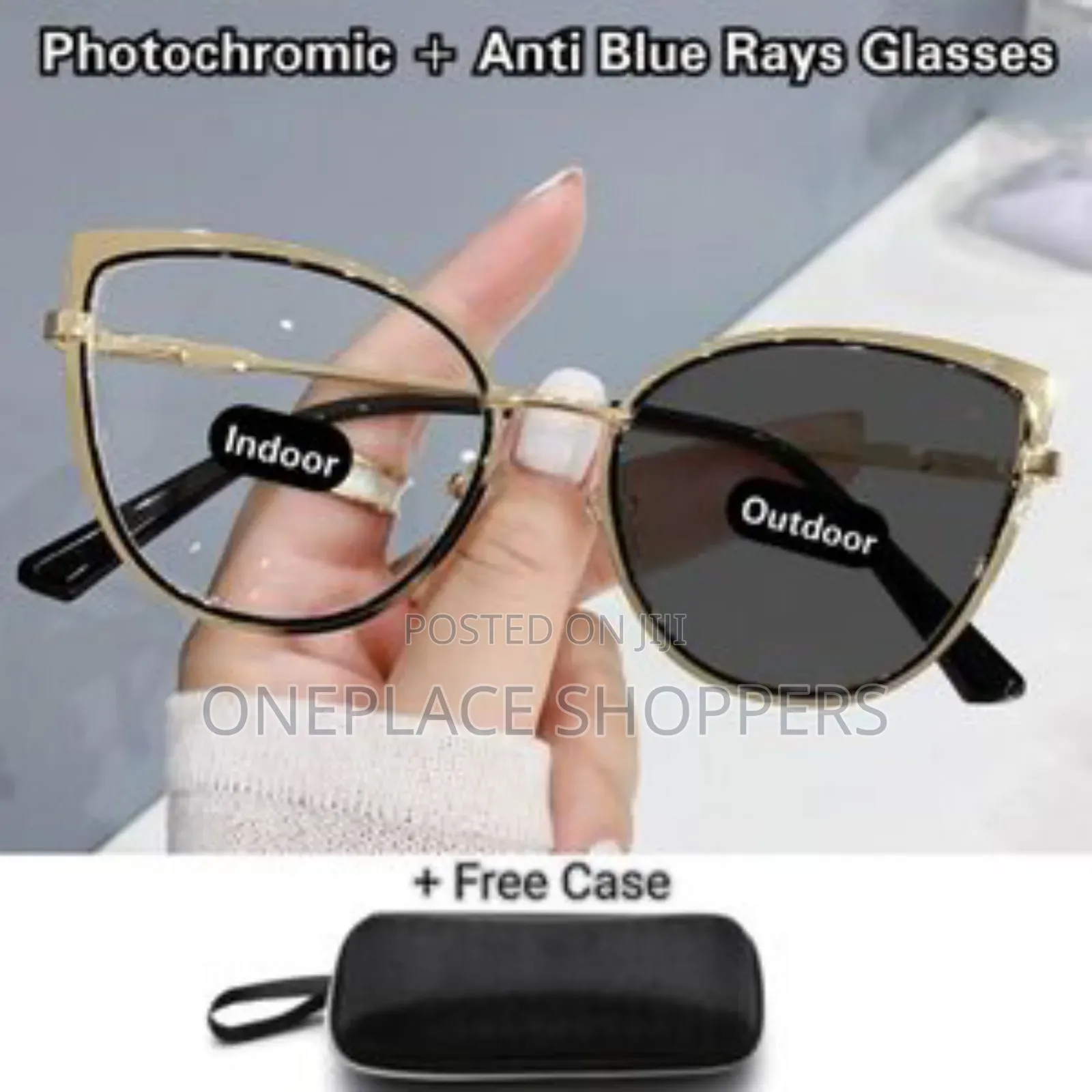 Photochromic + Myopia Anti Blue Rays Radiation Glasses