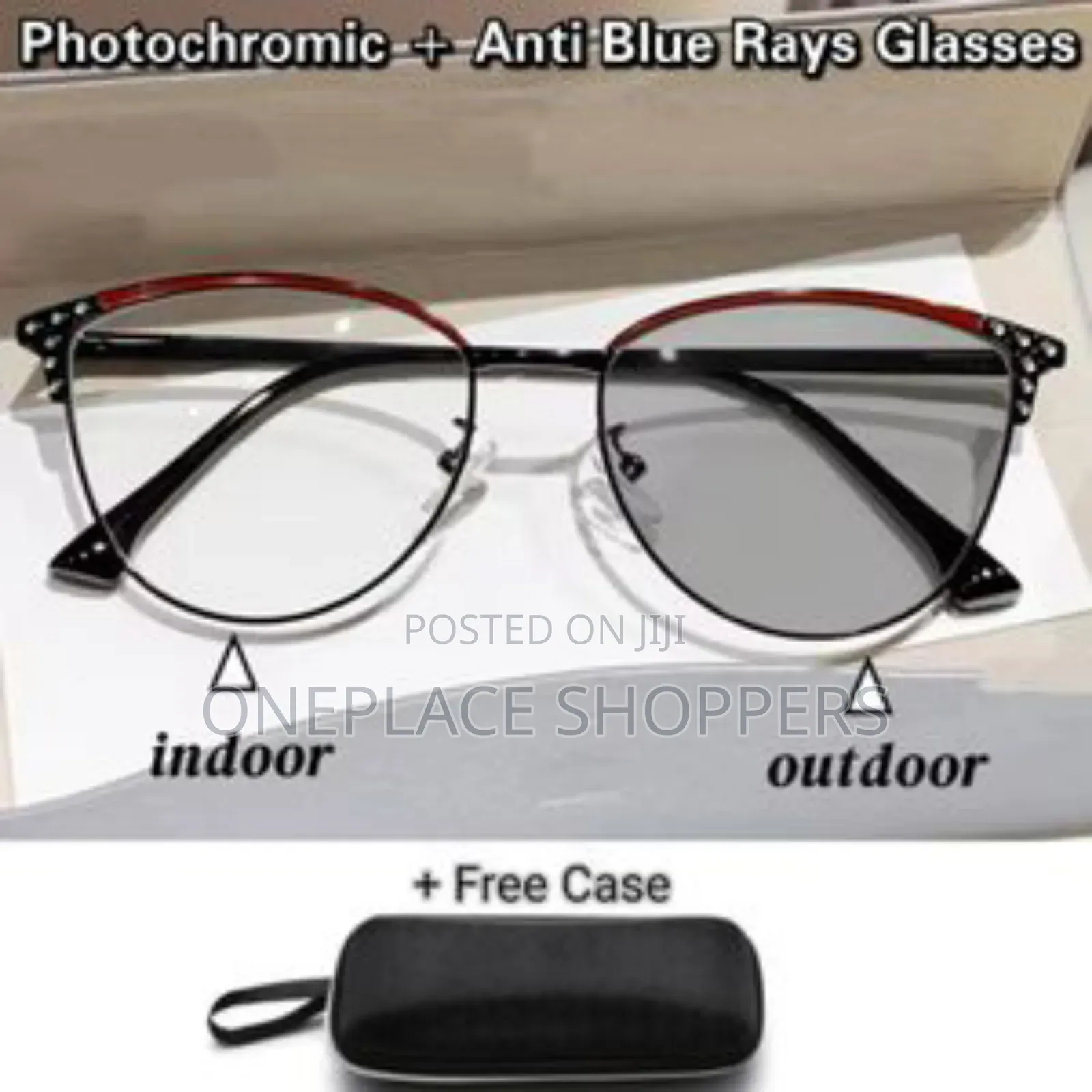 Photochromic + Myopia Anti Blue Rays Radiation Glasses