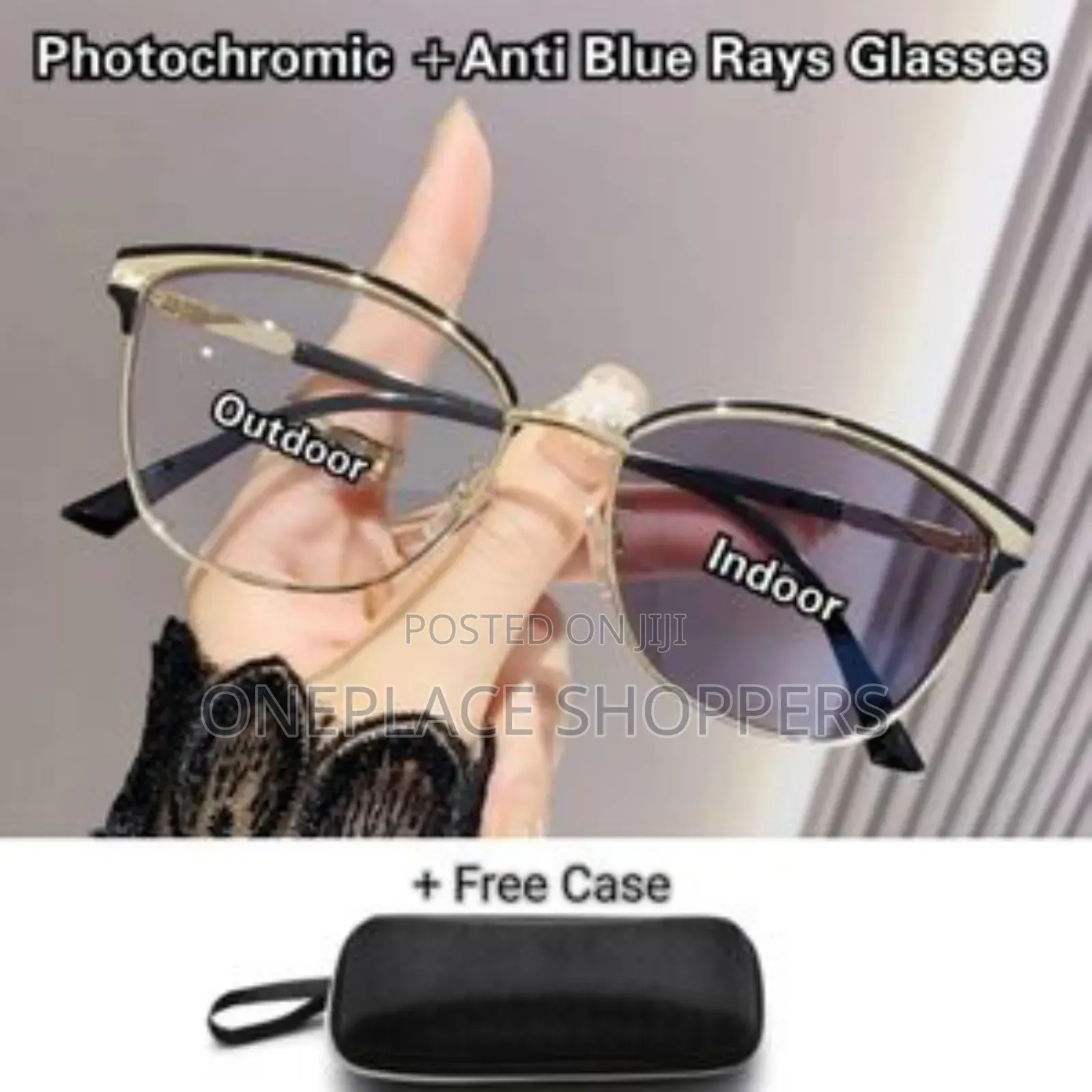 Photochromic + Myopia Anti Blue Rays Radiation Glasses