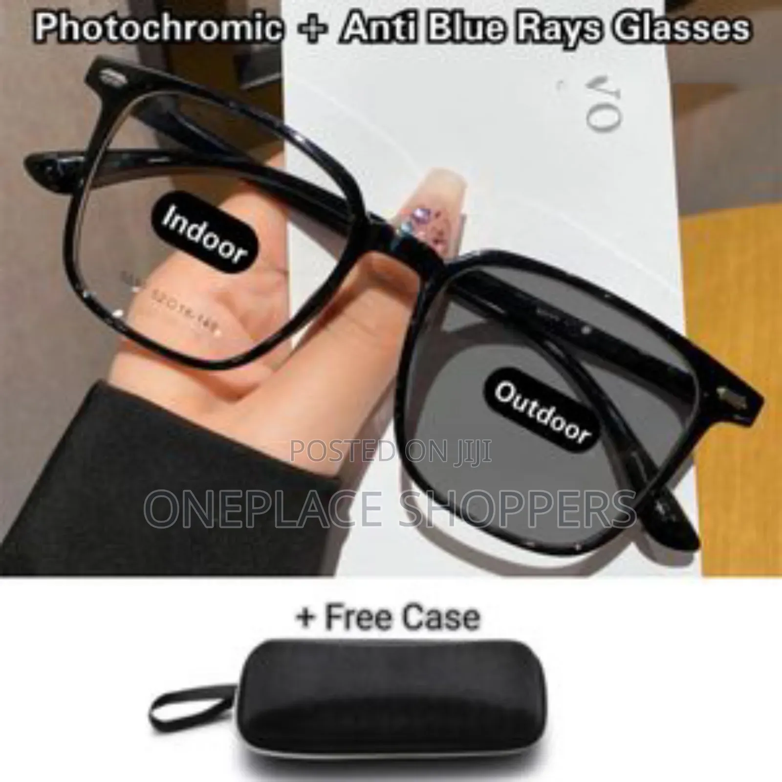 Photochromic + Myopia Anti Blue Rays Radiation Glasses