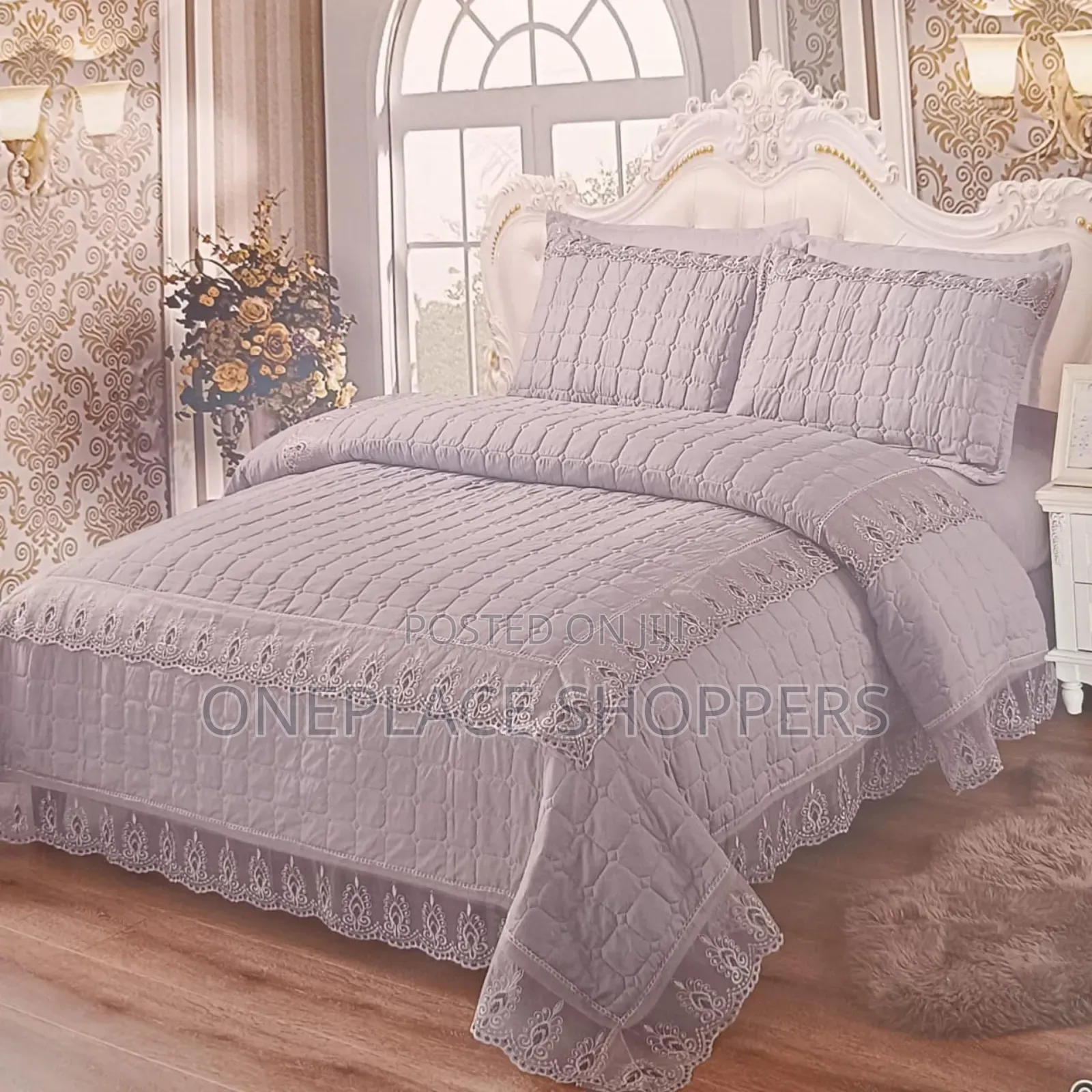 Bedspread Duvet Set With 1 Bedsheet 4 Pillowcases