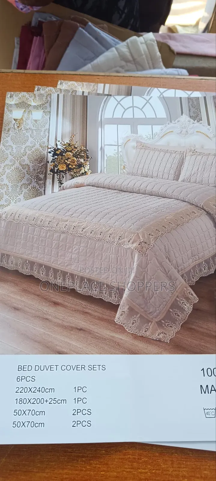 Bedspread Duvet Set With 1 Bedsheet 4 Pillowcases