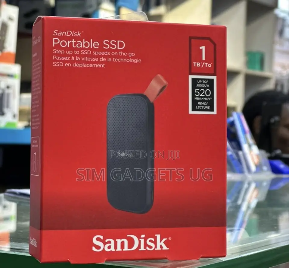 1tb Portable SSD San Disk. External