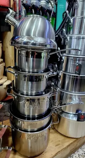 Stainless Steel Cook Ware Set.