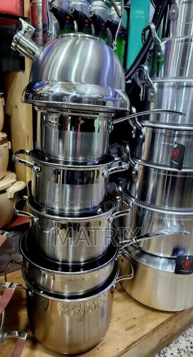 Stainless Steel Cook Ware Set.