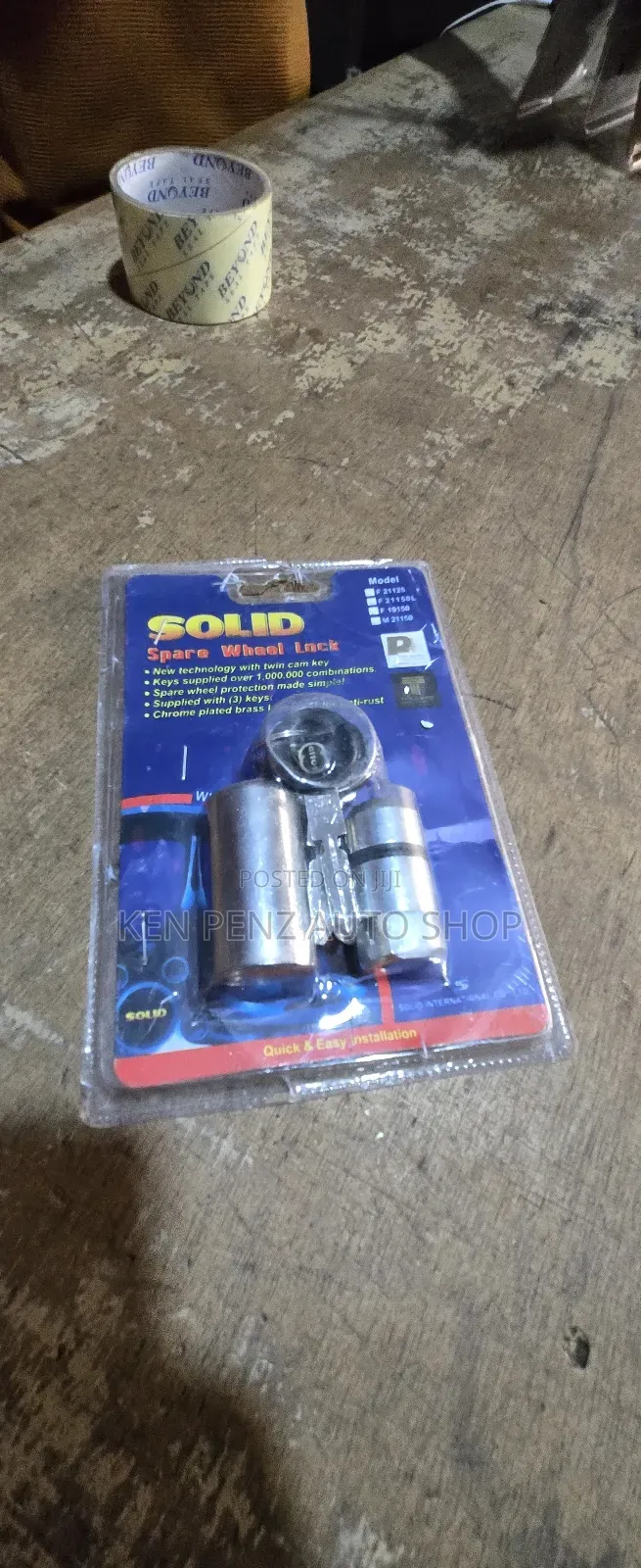 Solex Spare Wheel Lock