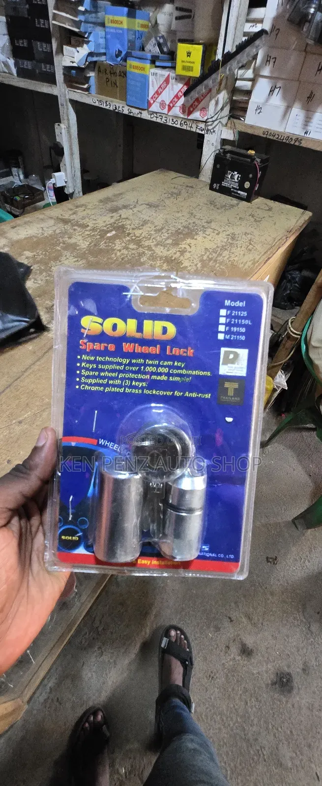 Solex Spare Wheel Lock