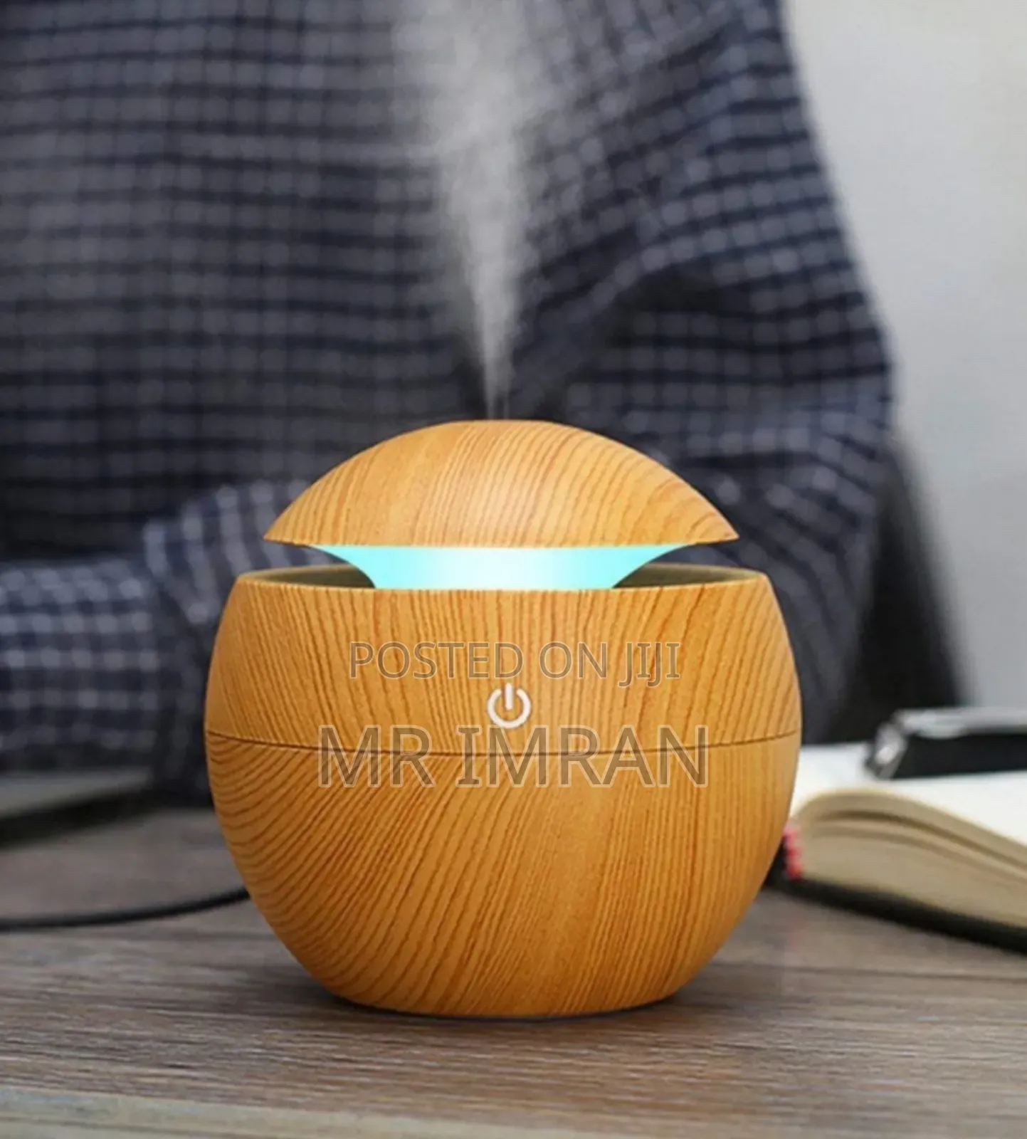 Ultrasonic Aroma Humidifiers With a Wood-Grain Finish.