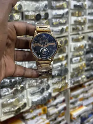 Mont Blanc Rose Gold Stainless Steel Watch