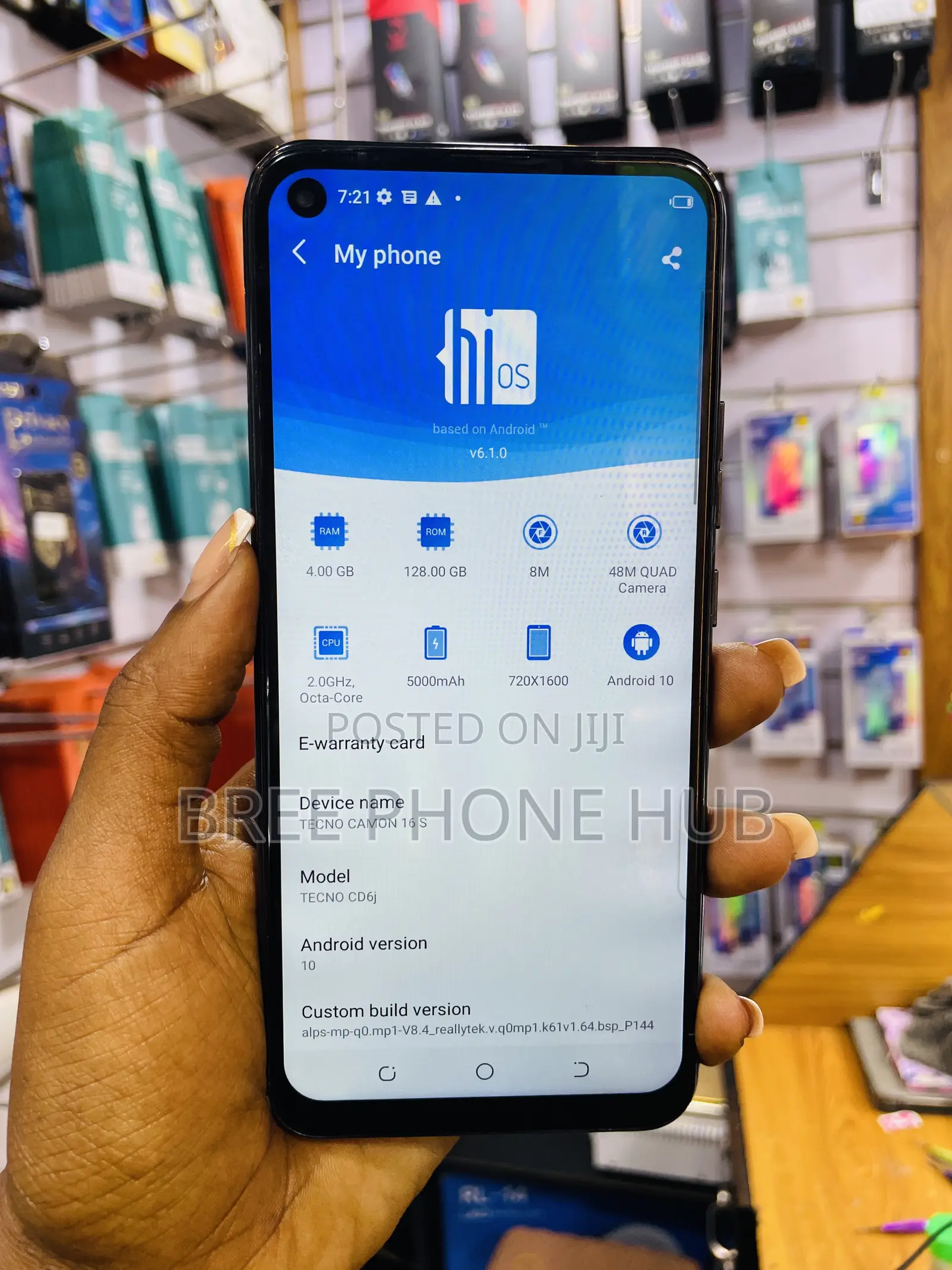 Tecno Camon 16S 128 GB Green