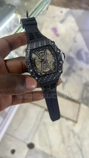 Rubber Strap Mens Richard Mille Watch