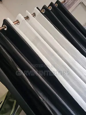 Black Curtains Available 3pcs