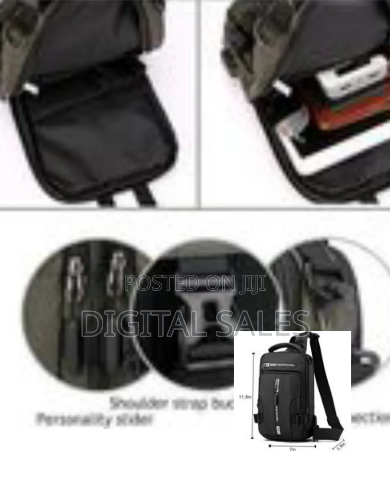 Professional Series Sling Bag / Cross-Body Backpack