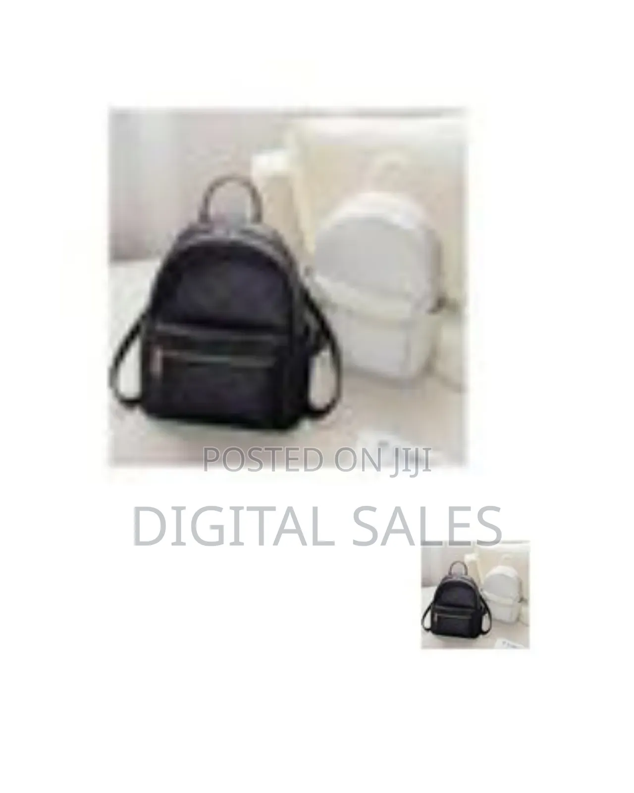 Chic Embossed Monogram Mini Backpack