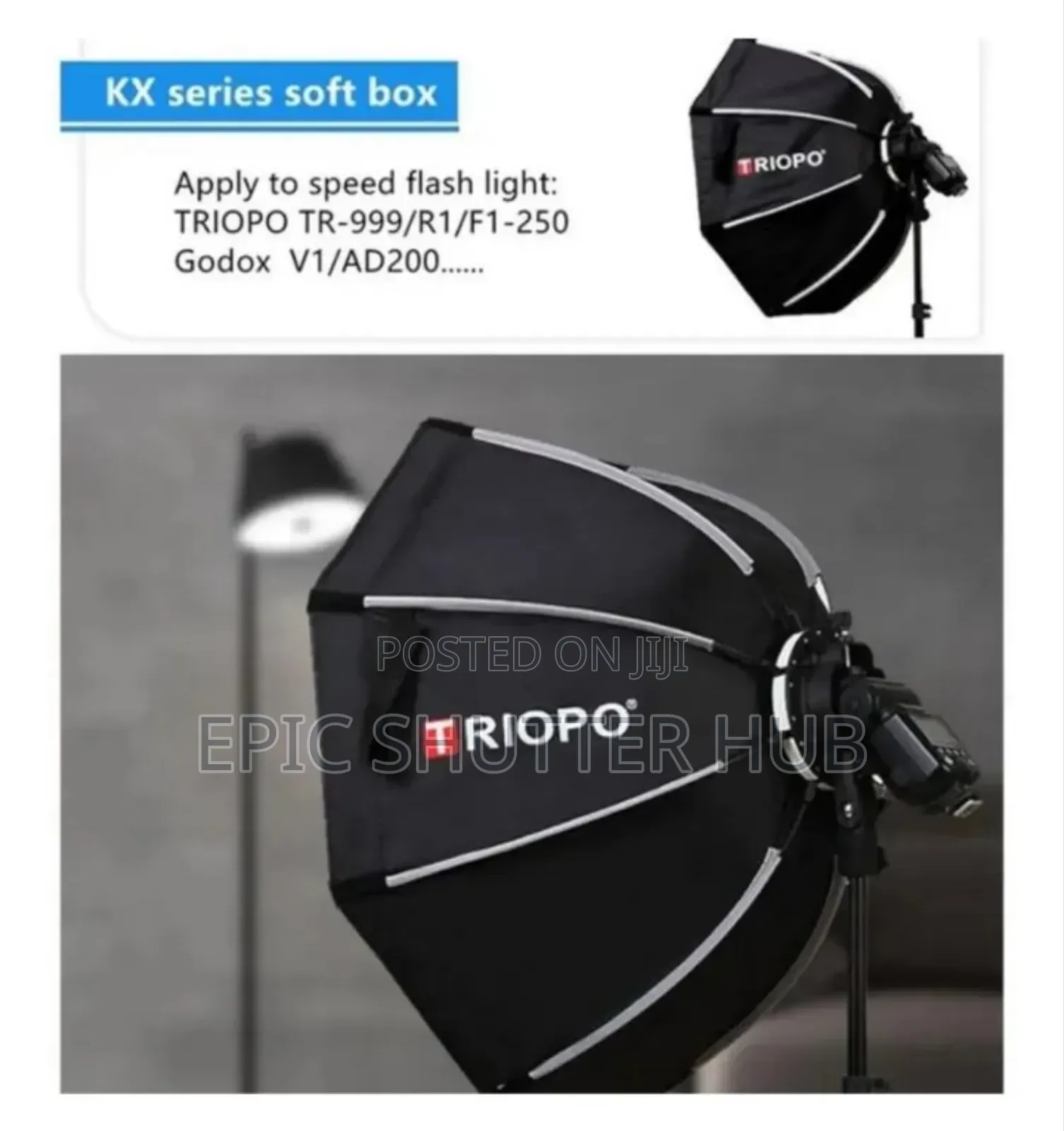 Triopo Newest Kx 65cm Softbox,Octagon for Ad200,V1 Speedlite Flash