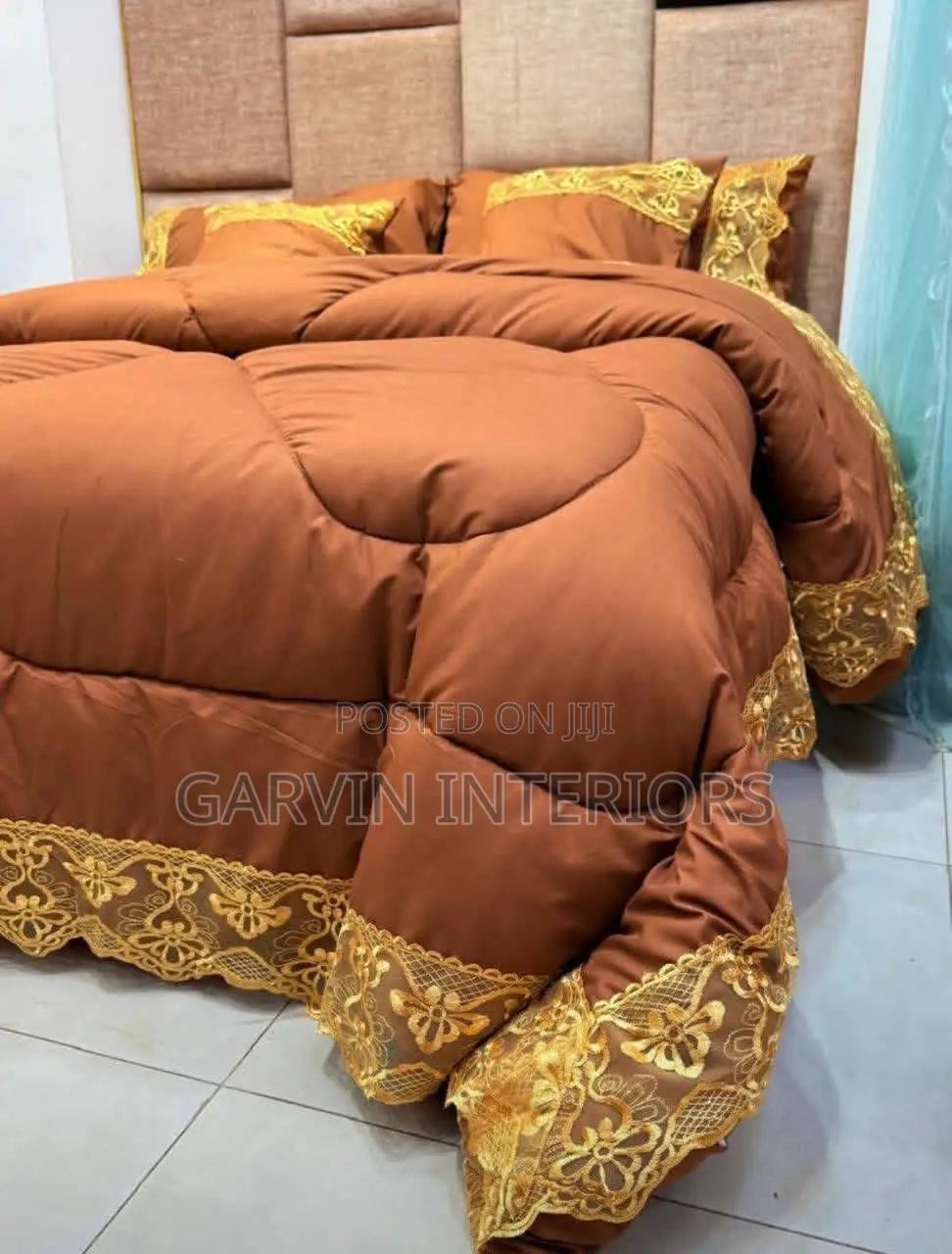 Sky Blue 6pcs Bedcovers