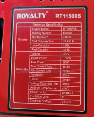 Honda Generator Powered by Royalty 10kva