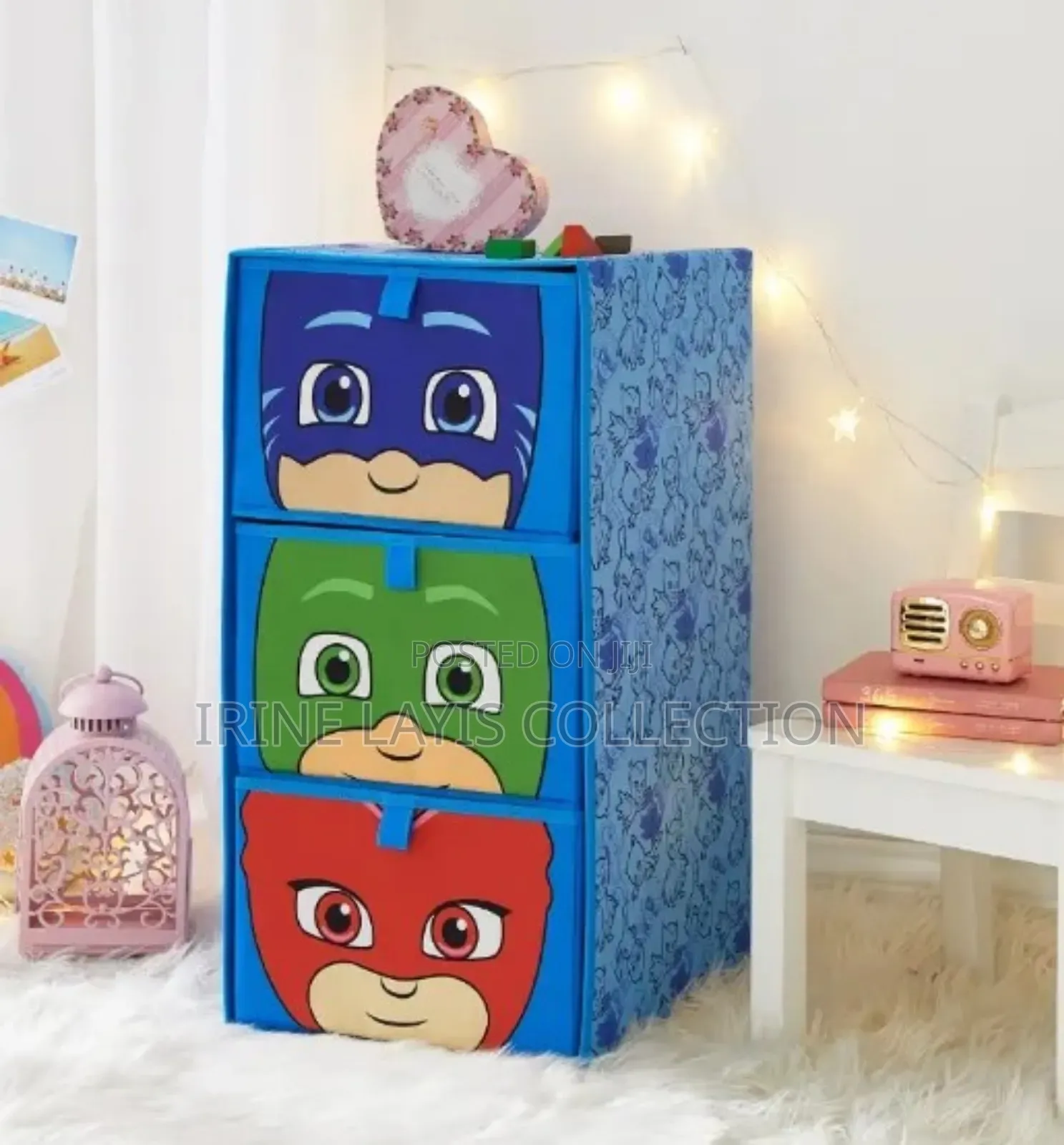 Pj Mask Kids Storage Organizer 3 Drawer