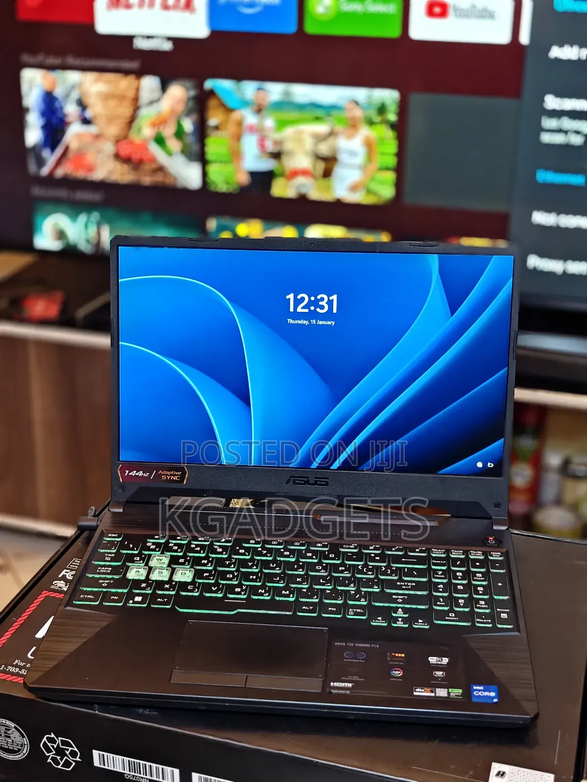 New Laptop Asus TUF Gaming FX504 8GB Intel Core I5 SSD 512GB